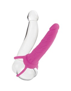 CALEXOTICS - DUAL PENETRATOR DILDO CON ARNÉS ROSA CALEXOTICS