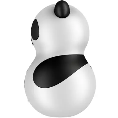 Pocket Panda Estimulador & Vibrador Blanco y Negro