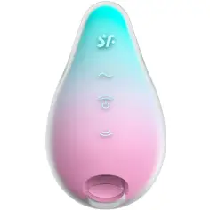 SATISFYER - MERMAID VIBES ESTIMULADOR & VIBRADOR MENTA Y ROSA 2