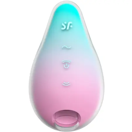 Mermaid Vibes Estimulador & Vibrador Menta y Rosa