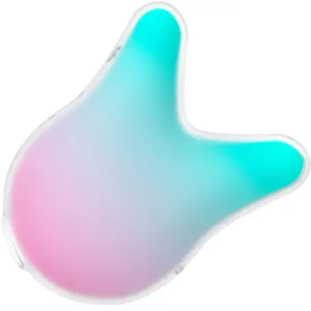 Mermaid Vibes Estimulador & Vibrador Menta y Rosa