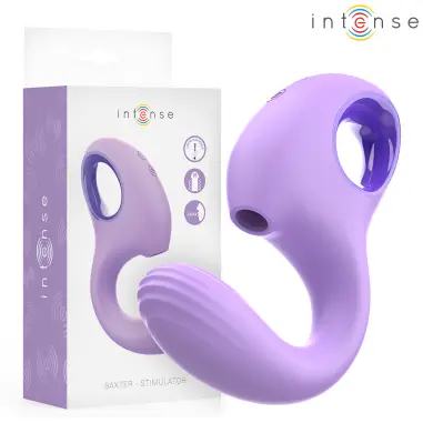 INTENSE - BAXTER VIBRADOR & ESTIMULADOR VIOLETA