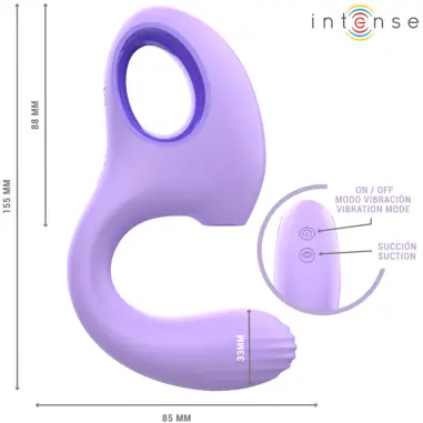 Baxter Vibrador & Estimulador Violeta | Intense
