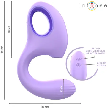 Baxter Vibrador & Estimulador Violeta | Intense