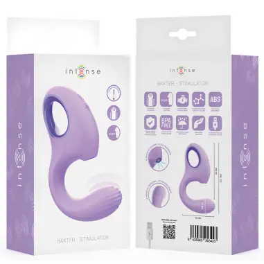 Baxter Vibrador & Estimulador Violeta | Intense