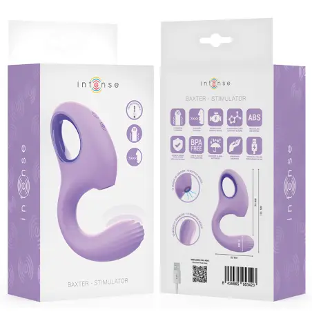 Baxter Vibrador & Estimulador Violeta | Intense