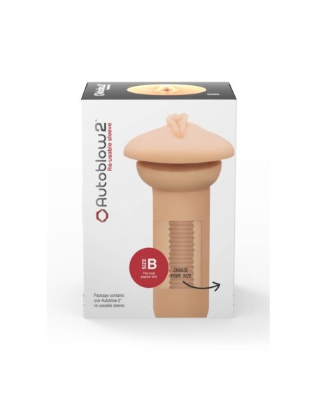 AUTOBLOW - MANGA VAGINA 2+ TAMAÑO B AUTOBLOW