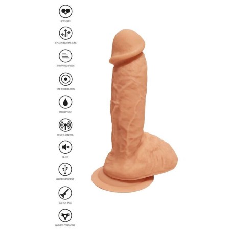 GET REAL - DILDO VIBRADOR SILICONA NATURAL GET REAL