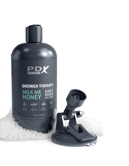 PDX PLUS - MASTURBADOR STROKER DISEÑO DISCRETO DE BOTE CHAMPU MILK ME HONEY PDX PLUS+