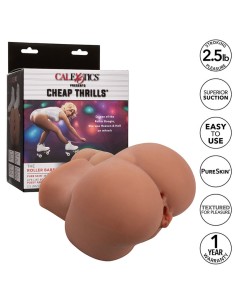 CALEXOTICS - THE ROLLER BABE DOBLE MASTURBADOR REALÍSTICO NATURAL CALEXOTICS 2
