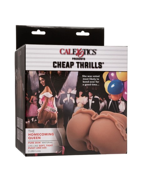 CALEXOTICS - THE HOMECOMING QUEEN DOBLE MASTURBADOR REALÍSTICO CARAMELO CALEXOTICS