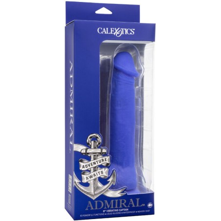 CALEXOTICS - ADMIRAL CAPTAIN DILDO REALÍSTICO VIBRADOR AZUL CALEXOTICS