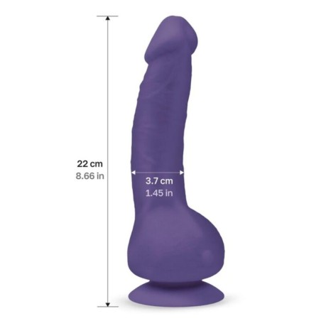 G-VIBE - GREAL 2 VIBRADOR REALÍSTICO VIOLETA G-VIBE