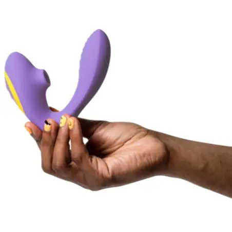 Reverb Estimulador Punto G y Succionador de Clítoris Lila