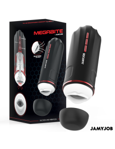 JAMYJOB - MEGABITE MASTURBADOR BOCA AUTOMTICO 5 MODOS ONDAS ESTIMULADORAS Y VIBRACIÓN JAMYJOB
