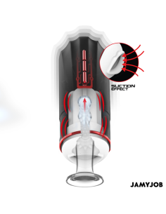 JAMYJOB - MEGABITE MASTURBADOR BOCA AUTOMTICO 5 MODOS ONDAS ESTIMULADORAS Y VIBRACIÓN JAMYJOB 2
