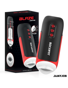 JAMYJOB - BLAZE MASTURBADOR BOCA AUTOMTICO 5 MODOS ONDAS ESTIMULADORAS Y VIBRACIÓN JAMYJOB