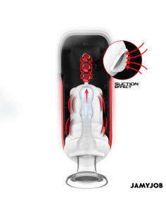 JAMYJOB - BLAZE MASTURBADOR BOCA AUTOMTICO 5 MODOS ONDAS ESTIMULADORAS Y VIBRACIÓN JAMYJOB 2