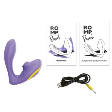 Reverb Estimulador Punto G y Succionador de Clítoris Lila