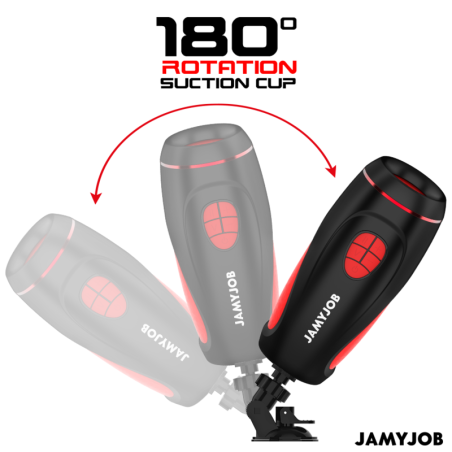 JAMYJOB - PYSTON BASE MASTURBADOR AUTOMÁTICO CON DILDO CONTROL REMOTO JAMYJOB