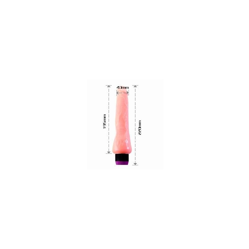 BAILE - VIBRADOR REALÍSTICO 19.5 CM 