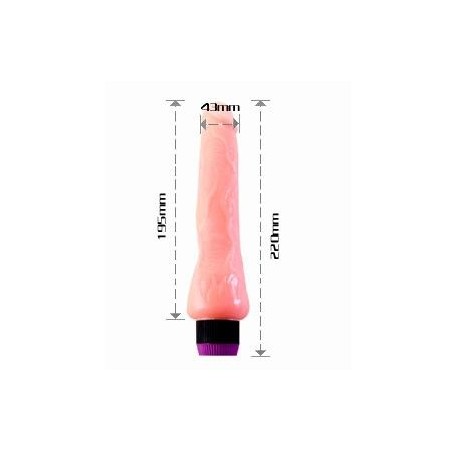 BAILE - VIBRADOR REALÍSTICO 19.5 CM BAILE VIBRATORS