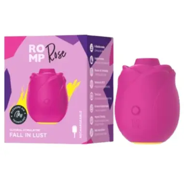 Rose Succionador de Clítoris Forma Rosa - 10 Modos | ROMP