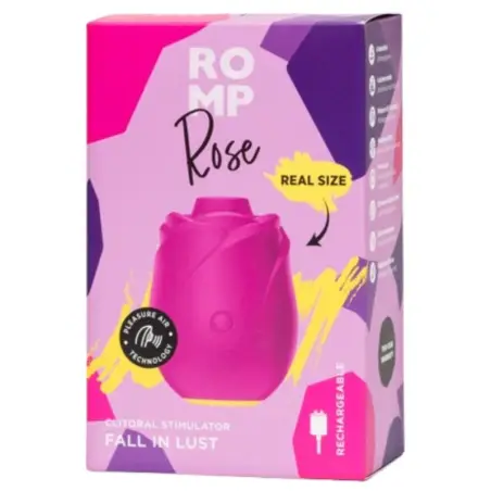 Rose Succionador de Clítoris Forma Rosa - 10 Modos | ROMP