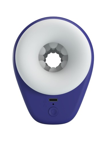 PRETTY LOVE - DJ LADY MASTURBADOR MASCULINO CON VIBRACIÓN 5 CONFIGURACIONES MORADO 