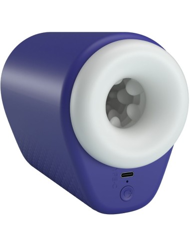 PRETTY LOVE - DJ LADY MASTURBADOR MASCULINO CON VIBRACIÓN 5 CONFIGURACIONES MORADO 