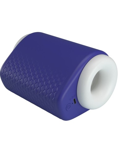 PRETTY LOVE - DJ LADY MASTURBADOR MASCULINO CON VIBRACIÓN 5 CONFIGURACIONES MORADO 