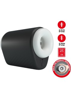 PRETTY LOVE - DJ GIRL MASTURBADOR MASCULINO CON VIBRACIÓN 5 CONFIGURACIONES NEGRO PRETTY LOVE MALE