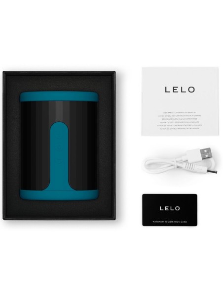 LELO - F2S ™ TEAL MASTURBADOR MASCULINO AZUL LELO