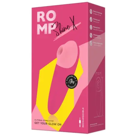 Shine X Succionador de Clítoris 10 Niveles Rosa | ROMP