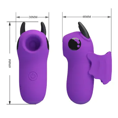 Magic Devil Estimulador de Dedo Recargable Morado