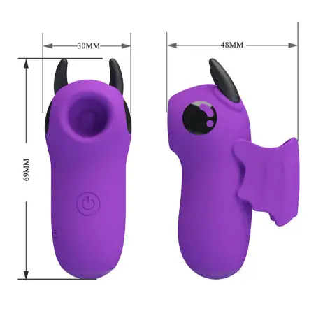 Magic Devil Estimulador de Dedo Recargable Morado