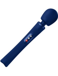 FUN FACTORY - VIM WAND RUMBLE VIBRADOR RECARGABLE SILICONA AZUL MEDIANOCHE FUN FACTORY