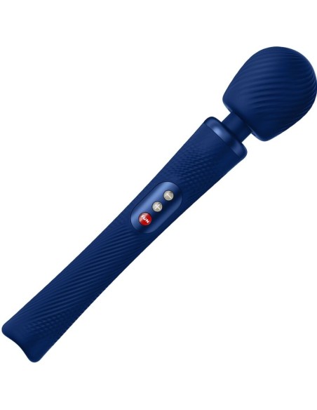 FUN FACTORY - VIM WAND RUMBLE VIBRADOR RECARGABLE SILICONA AZUL MEDIANOCHE FUN FACTORY