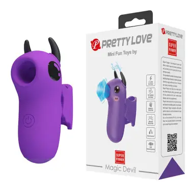 Magic Devil Estimulador de Dedo Recargable Morado