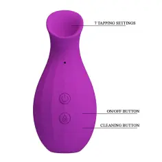 PRETTY LOVE - MAGIC BOTTLE SUCCIONADOR DE CLÍTORIS RECARGABLE MORADO 2