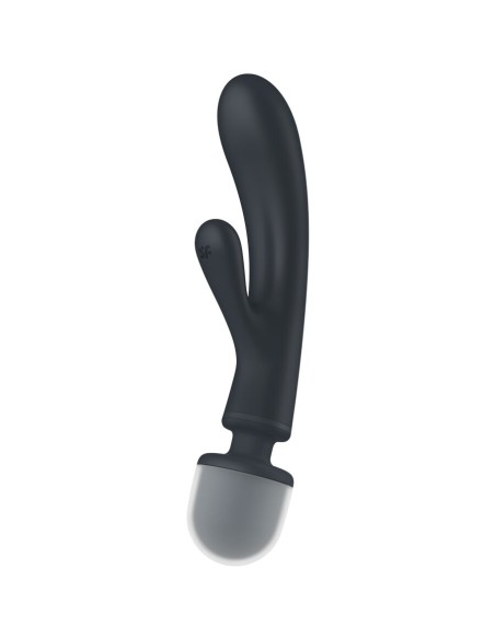 SATISFYER - TRIPLE LOVER MASAJEADOR VIBRADOR RABBIT GRIS SATISFYER VIBRATOR