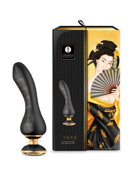 SHUNGA - SANYA MASAJEADOR INTIMO NEGRO SHUNGA TOYS