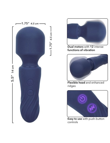 CALEXOTICS - CHARISMA CHARM MASAJEADOR 12 FUNCIONES MORADO CALEXOTICS