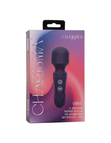 CALEXOTICS - CHARISMA CHARM MASAJEADOR 12 FUNCIONES MORADO CALEXOTICS