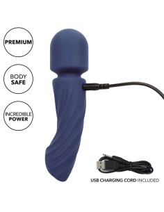 CALEXOTICS - CHARISMA ALLURE MASAJEADOR DOBLE MOTOR 12 FUNCIONES 17,25 CM X 4,5 CM MORADO CALEXOTICS