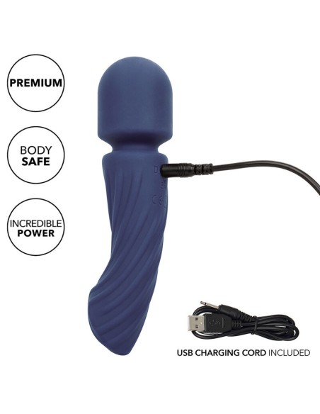CALEXOTICS - CHARISMA ALLURE MASAJEADOR DOBLE MOTOR 12 FUNCIONES 17,25 CM X 4,5 CM MORADO CALEXOTICS