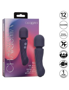 CALEXOTICS - CHARISMA ALLURE MASAJEADOR DOBLE MOTOR 12 FUNCIONES 17,25 CM X 4,5 CM MORADO CALEXOTICS 2
