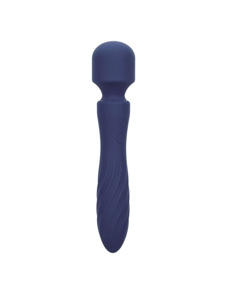 CALEXOTICS - CHARISMA MYSTIQUE MASAJEADOR DOBLE MOTOR 12 FUNCIONES 21,5 CM X 4,5 CM MORADO CALEXOTICS