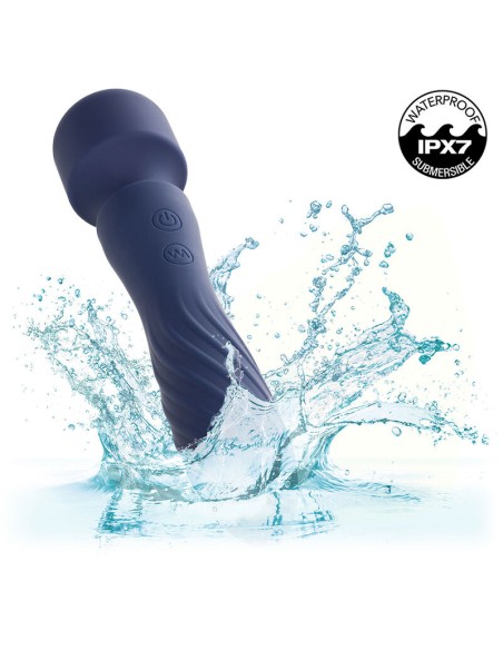 CALEXOTICS - CHARISMA MYSTIQUE MASAJEADOR DOBLE MOTOR 12 FUNCIONES 21,5 CM X 4,5 CM MORADO CALEXOTICS