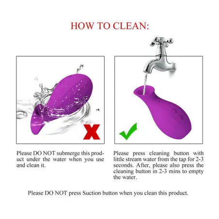 Magic Bottle Succionador de Clítoris Recargable Morado